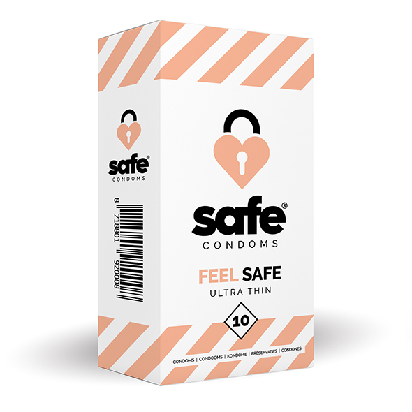Safe - Feel Safe Condoms Ultra-Thin 10 pcs