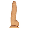 Naked Addiction - Dual Density Silicone Dildo Caramel 20 cm Sexshop Eroware -  Sexspeeltjes