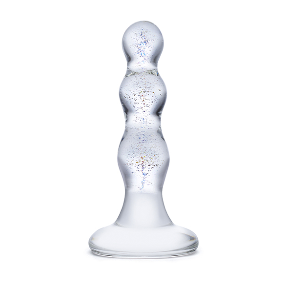 Glas – Triple Play Beaded Glazen Butt Plug