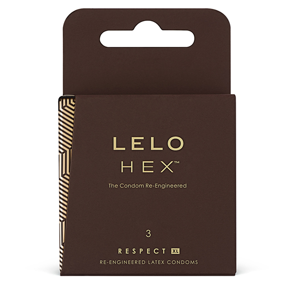 Lelo – HEX Condooms Respect XL 3 Pack