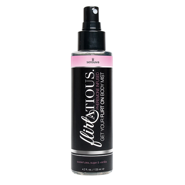 Sensuva – Flirtatious Feromonen Body Mist Vanille Suiker & Pronkerwt 125 m