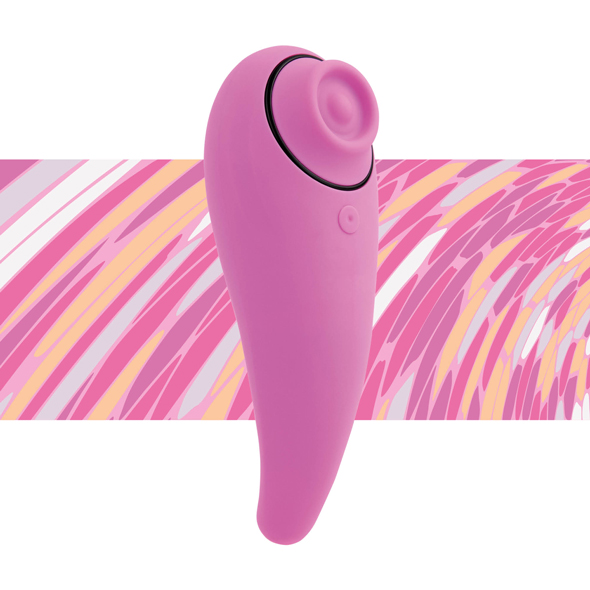 FeelzToys – FemmeGasm Tapping & Tickling Vibrator Pink