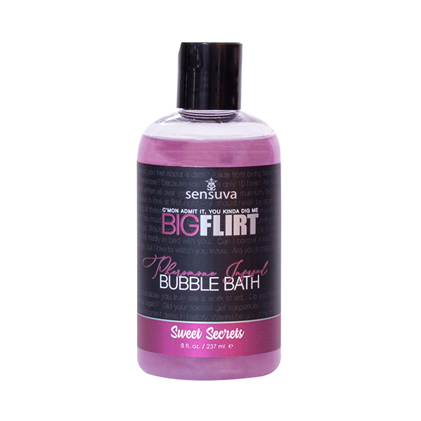 Sensuva – Big Flirt Pheromone Bubble Bath Sweet Secrets 237 ml