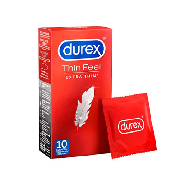 Durex – Condooms Thin Feel Extra Dun 10 st.