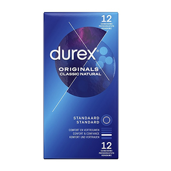 Durex - Originals Classic Natural Condooms 12 st.