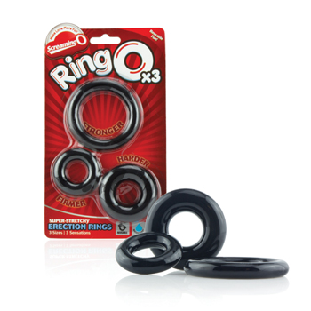 The Screaming O - RingO 3-Pack Black