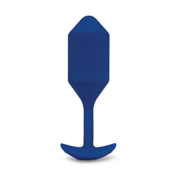B-Vibe - Vibrerende Snug Plug 4 (XL) Blauw