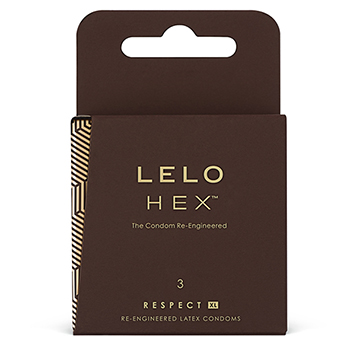 Lelo - HEX Condooms Respect XL 3 Pack