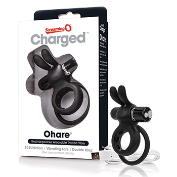 The Screaming O - Charged Ohare Rabbit Vibe Black