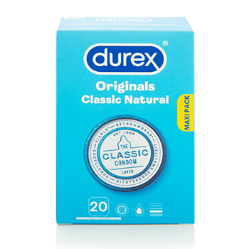 Durex - Originals Classic Natural Condooms 20 st.
