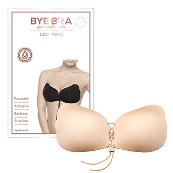 Bye Bra - Lace-It Bra Cup B Nude