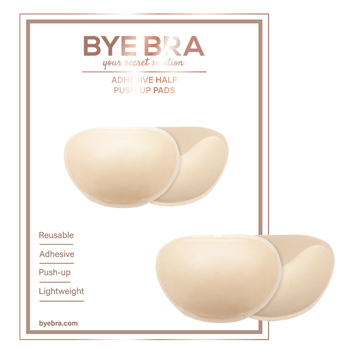 Bye Bra - Adhesive Push-Up Pads Nude