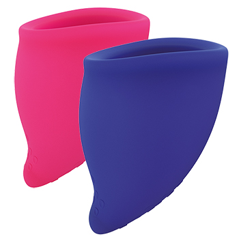 Fun Factory - Fun Cup Explore Kit Menstruatie Cup Roze & Blauw