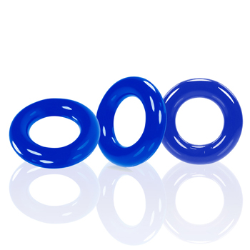 Oxballs - Willy Rings 3-pack Cockrings Blauw