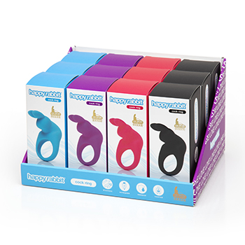 Happy Rabbit - Counter Top Box Oplaadbare Vibrerende Rabbit Penisringen 12 