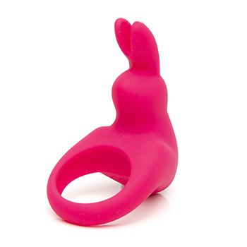 Happy Rabbit - Oplaadbare Vibrerende Rabbit Cock Ring Roze