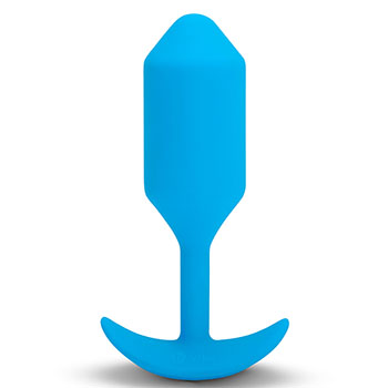 B-Vibe - Vibrating Snug Plug 3 (L) Blue