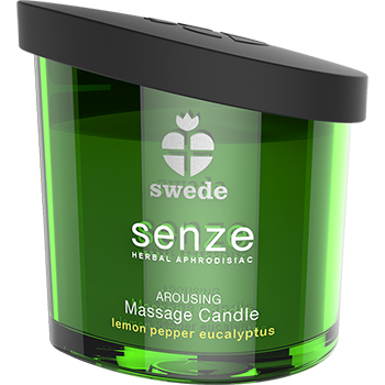 Swede - Senze Arousing Massage Candle Lemon Pepper Eucalyptus 50 ml