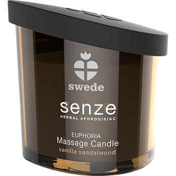 Swede - Senze Euphoria Massage Candle Vanilla Sandalwood 50 ml