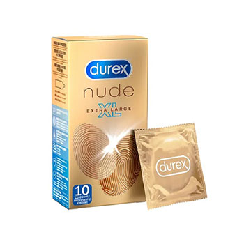 Durex - Condoms Nude XL 10 st.