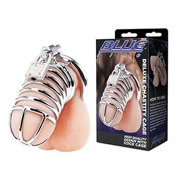 Blueline - Deluxe Chastity Cage Silver