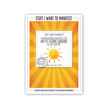 Warm Human - Manifest Greeting Card Sunshine