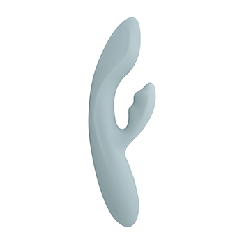 Svakom - Chica App-Controlled Warming G-spot and Clitoris Vibrator Turquoise Grey