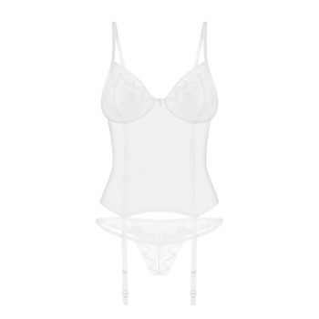 Obsessive - Alissium corset & thong White XS/S