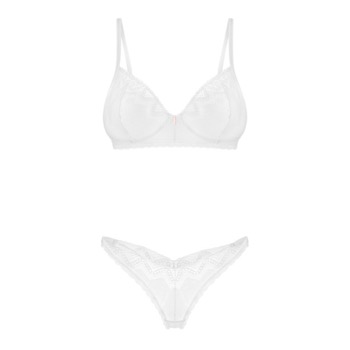 Obsessive - Alissium 2-pcs set White XS/S