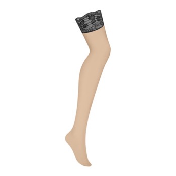 Obsessive - Nutris stockings Black M/L